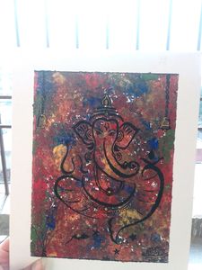 Ganesh Painting on Canvas