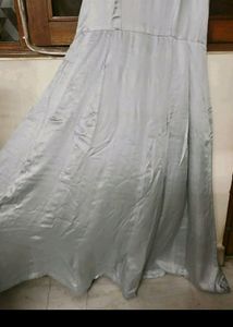 Elegant Grey Ball Gown