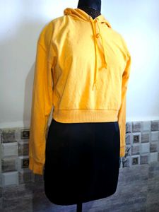🎁Buy 1, Get 1 Free🎁H&amp;M Yellow  Hoodie Size S/M