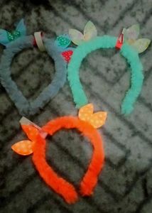 Adorable Fuzzy Headbands - Set of 3