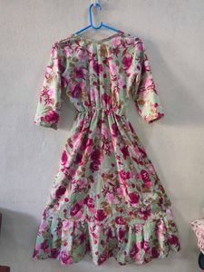 Floral Print Midi Dress