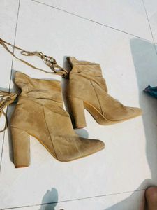 Suede Heeled Boots