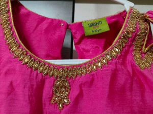 Pink Lehenga Choli For Girls(9-10 Yrs)