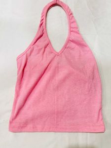 Pink Halter Top