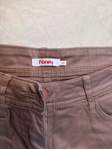 Brown Capri Pants