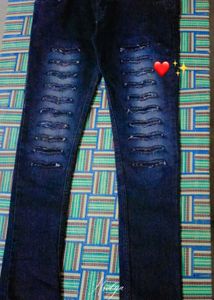 Ripped Denim Unisex charcoal Jeans