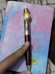 Blue Ballponit Pen With Sai baba photo