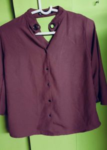 Peach Colour Short  Shirt