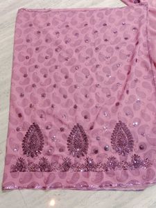 Elegant Pink Saree