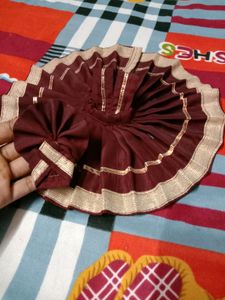Beautiful Maroon Colour Laddu Gopal Dress With Topi