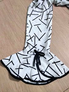 Stylish White Printed Top