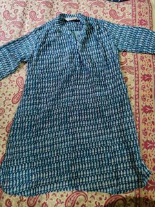 Blue Printed Tunic