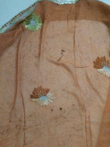 Mustard Pure Saree