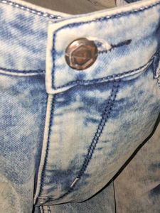 Distressed Denim Jeans