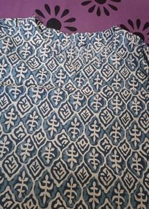 Blue Ethnic Short Kurti