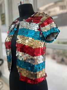 A Party Wear Open Jacket.