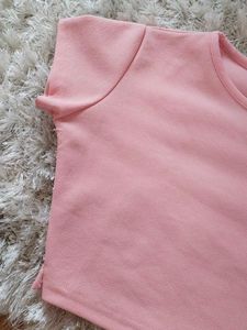 Pink Cropped Top