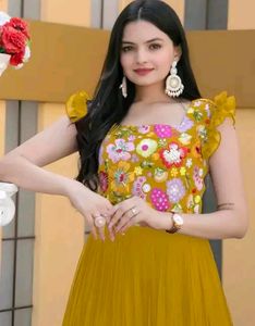 Anarkali Gown For Haldi Ceremony