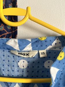 Max Patterned Cotton Kurta