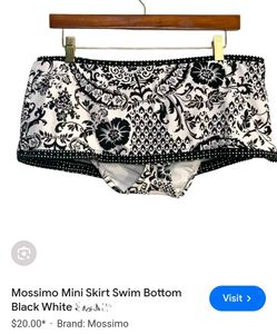 Orginal Mossimo Black &amp; White Shorts