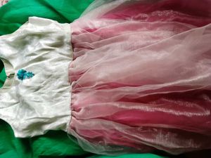 Pink &amp; White Party Dress