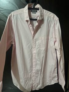 Dennis Lingo Pink Casual Shirt
