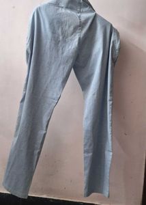 Light Blue Flare Leggings