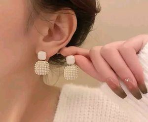 Pearl Square Shape Earrings