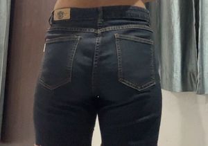 Denim Bermuda Shorts