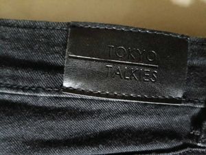 Tokyo Talkies Flared Mid Rise Black Jeans