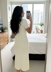 Elegant Knit Midi Dress