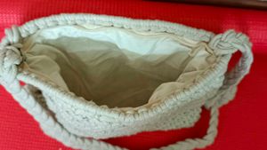 Macrame Hand Work Sling Bag