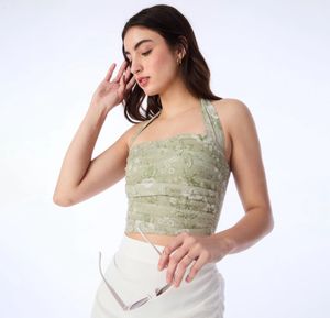 Halter Neck Crop Top