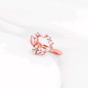 giva 925 silver (Rose Gold) Wreath Jewelry Set