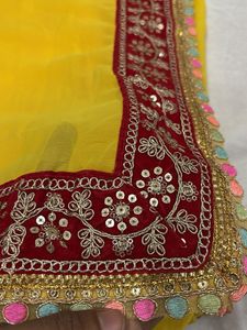 Elegant Yellow Saree