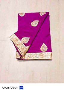 Elegant Purple Saree