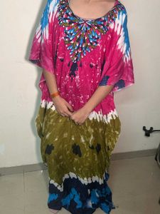 Colorful Kaftan Dress