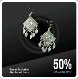 Handmade metal earings
