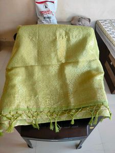 Elegant Green Banarasi Saree
