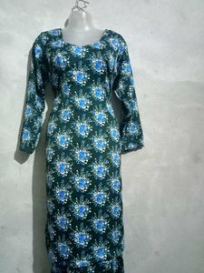 Green Printed Suit