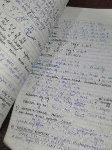 Handwritten chemistry notes (allen)