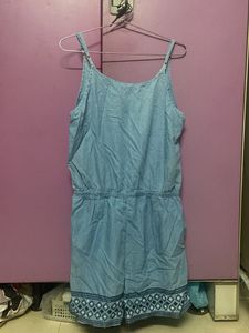 Cute Denim Romper