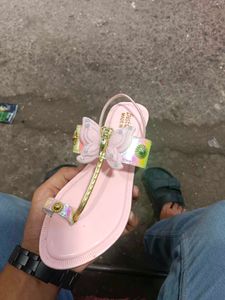 Cute Pink Butterfly Sandals