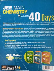 JEE Main Chemistry in Just 40 Days