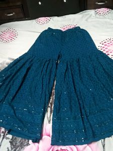 Chickin Kadai Embroidered Anarkali Three Piece Set