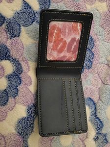 Navy Leather Card Holder