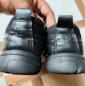 Sparx Black Sneakers