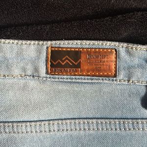 Light Wash Denim Shorts