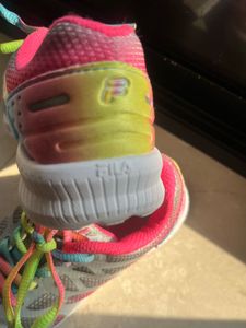 Kids FILA Colourful Athletic Shoes