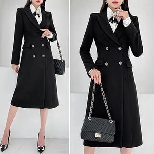 Black Trench Coat Dress 🖤